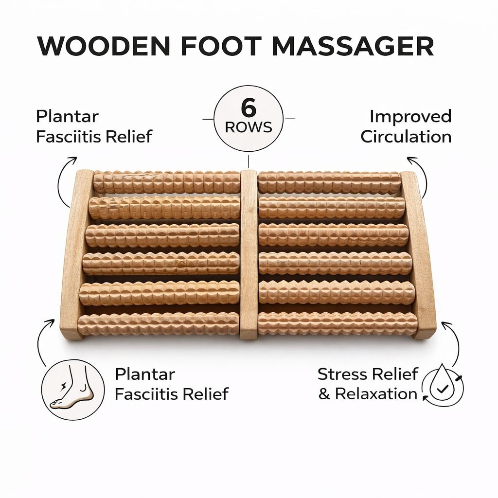 Wooden Foot Massager